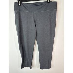 Columbia Women's Dark Grey Outdoor‎ Activewear Capri Leggings MEDIUM
